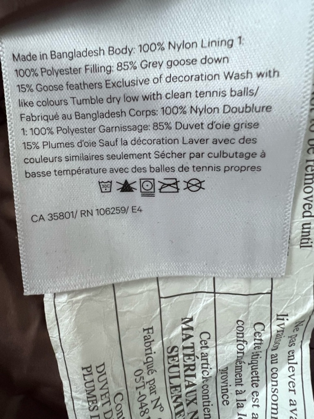 Lululemon Pack it Down Women’s Jacket Mauve Stone Size 12 NWOT - Picture 5 of 11